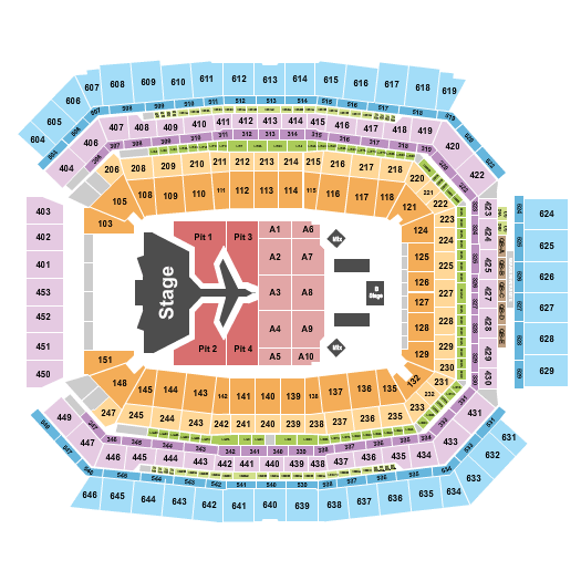 Lucas Oil Stadium Morgan Wallen Seating Chart
